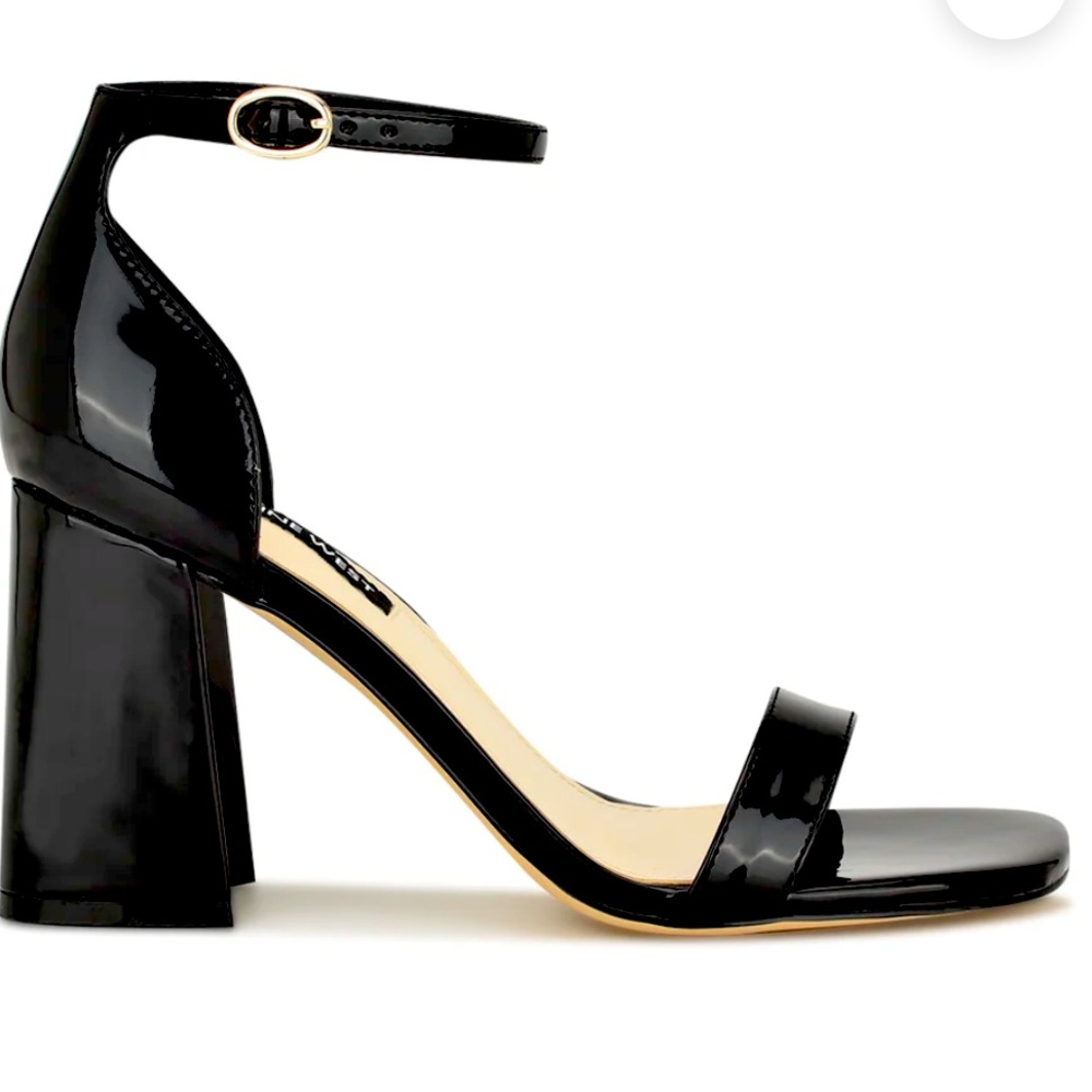 Brown Nine west llea ankle strap sandal